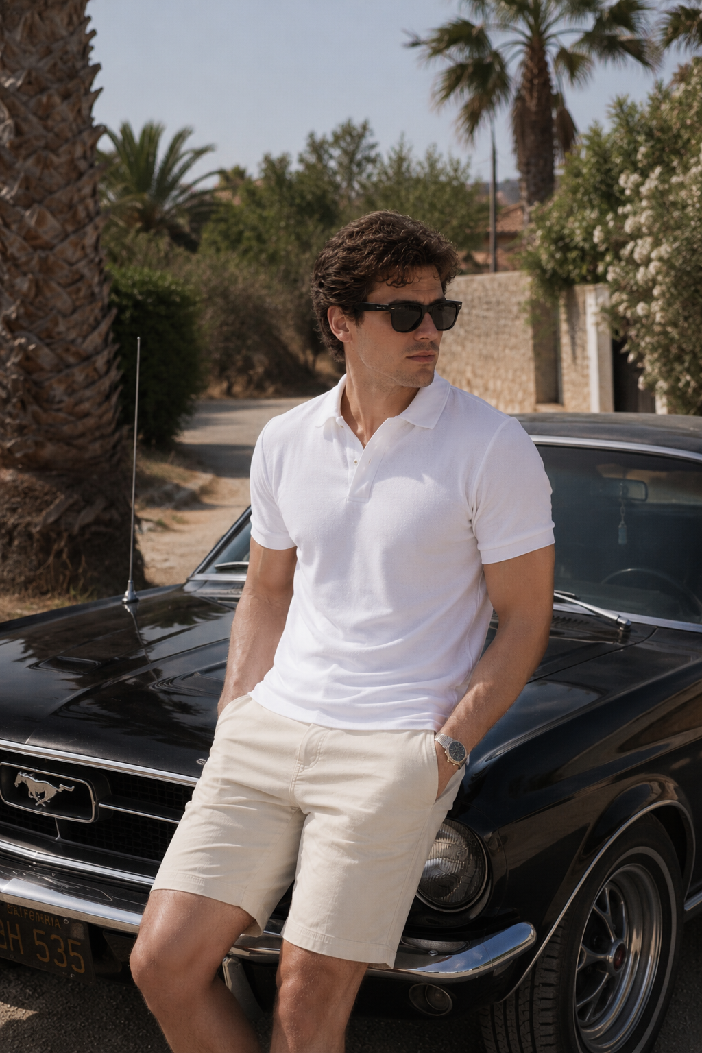 Campaña SKULL, polo blanco