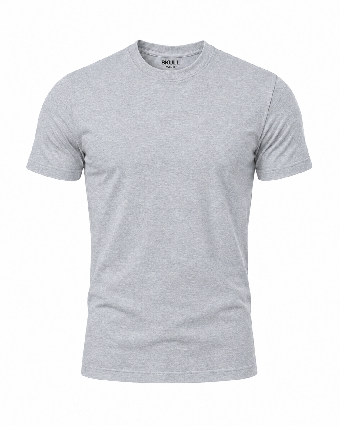 Cloud Cotton® MuscleFit Gris jaspe claro — Prenda de frente